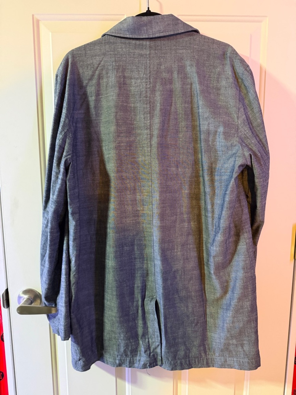 Topman Men’s Slate Blue Button-Up Jacket- Large - Picture 5 of 9